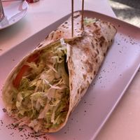 Mexican wrap  at Surf Corner Veggie Tapas Cafe in Lanzarote