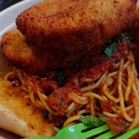 Eggplant Parm Bowl from winter menu at Madame Zuzu's in Highland Park