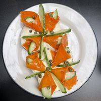 Carrot Lox Toast (GF option)  at Madame Zuzu's in Highland Park
