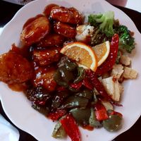Orange Chicken Bowl at Madame Zuzu's in Highland Park