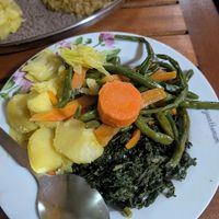 Extra veg plate at Abyssinia Restaurant in Nairobi