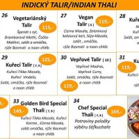 vegan plate at Golden Bird in Ostrava