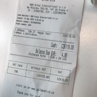 very affordable thali at Golden Bird in Ostrava