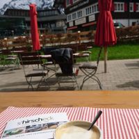 Beergarden at s'hirscheck in Hirschegg