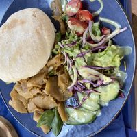 Vegan doner kebab at De Serre van Cleopatra in Wageningen