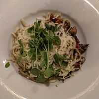 Almond pesto pasta at Old Plough in Seaford