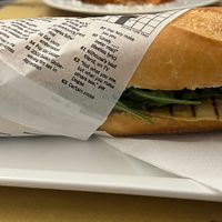 Vegan panini  at Pitti Express in Florence