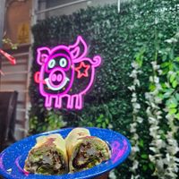 Taco baja at El Monchis Vegano in Mexico City