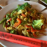 Veggie curry at Pangea Tavern in Avon