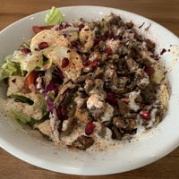 Gyros in a bowl  at Hippocrates Healthy Eatery in Randwick