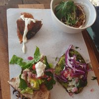 Tasting menu starters....😋 at Hippocrates Healthy Eatery in Randwick