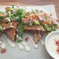 The Beta quesadilla at Hippocrates Healthy Eatery in Randwick