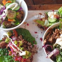 The new tasting menu!! April 21 at Hippocrates Healthy Eatery in Randwick