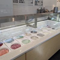 These are all of the vegan options. at Stella's Ice Cream - N 8th St in Boise