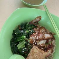 Char Siew kolo mee   at FZ Vegetarian 风竹 in East Singapore