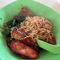 No.3 on the menu char Siew kolo mee $3.50 3.5/5 not a fan of the char Siew  at FZ Vegetarian 风竹 in East Singapore
