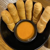 Tequeños at Cerveceria La Raposa in Oviedo