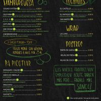 Carta at Cerveceria La Raposa in Oviedo