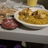 Choolah bowl with tofu, pita, tamarind apple sauce  at Choolaah in Pittsburgh