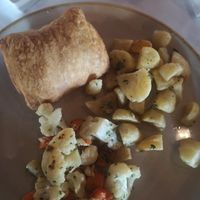 Vegan puff pastry beef at Quinta Do Furão in Santana