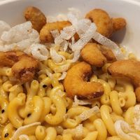 Skrimp Rangoon Mac + Cheese (vegan) at Stella's Lounge in Grand Rapids