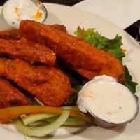 Poor Man's Potato Wings with Vegan ranch! Wanting them again as I post this 🍽 at Stella's Lounge in Grand Rapids