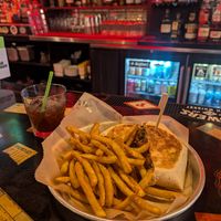 Crunchwrap thing at Stella's Lounge in Grand Rapids