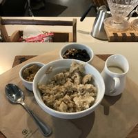 Fruit and Nut, Oat Milk at Isaac's Coffee in Salem