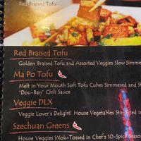 Menu Section  at Red Pavilion in Meridian