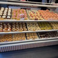 Donut counter.  at Brammibal's Donuts - Alexanderplatz in Berlin