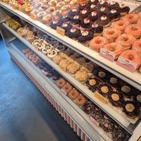 Display at Brammibal's Donuts - Alexanderplatz in Berlin