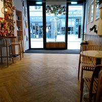 Inside the bubble tea shop (August 2025) at Möge Tee in Maastricht