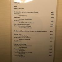 Die Speisekarte at Extrazimmer AG in Wels