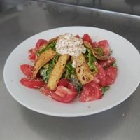 Σαλατα με τυρί κασιους και τοφου  at Nick's Restaurant Bar in Kos