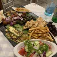Vegan platter for 2  at Mom's Kitchen in Kos