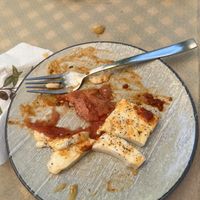 Vegan baked feta  at Mom's Kitchen in Kos