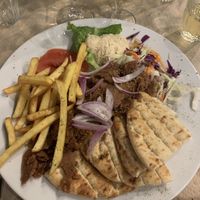vegan gyros plate  at Mom's Kitchen in Kos
