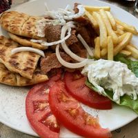 Vegan gyro plate  at Mom's Kitchen in Kos