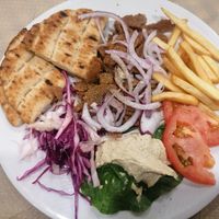Vegan gyros at Mom's Kitchen in Kos