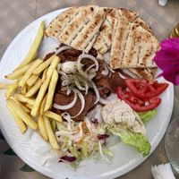 Vegan gyros plate   at Mom's Kitchen in Kos