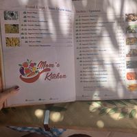 Menu at Mom's Kitchen in Kos