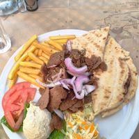 Vegan gyros at Mom's Kitchen in Kos