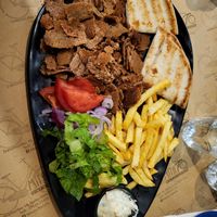 Vegan gyros at Mitato Grill in Nafplion