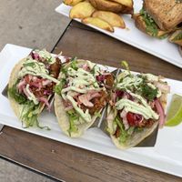 BBQ tacos  at Lettuce Love Cafe in Burlington