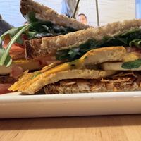 Breakfast sandwichh  at Lettuce Love Cafe in Burlington