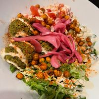 Falafal bowl at Lettuce Love Cafe in Burlington