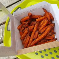Sweet potato fries at The Chic Pea in Falmouth