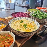 Salads at The Chic Pea in Falmouth