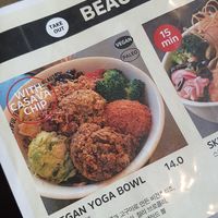 Menu (excerpt) at Beauty Grocery in Seoul