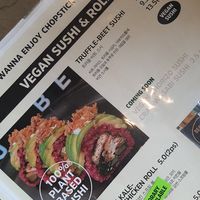 Menu (excerpt) at Beauty Grocery in Seoul